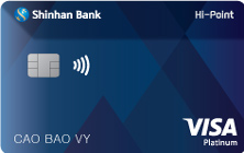 RÚT TIỀN THẺ TÍN DỤNG SHINHANBANK