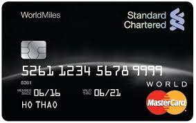 RÚT TIỀN THẺ TÍN DỤNG STANDARD CHARTERED