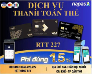 Rút tiền thẻ tín dụng  Cần Thơ
